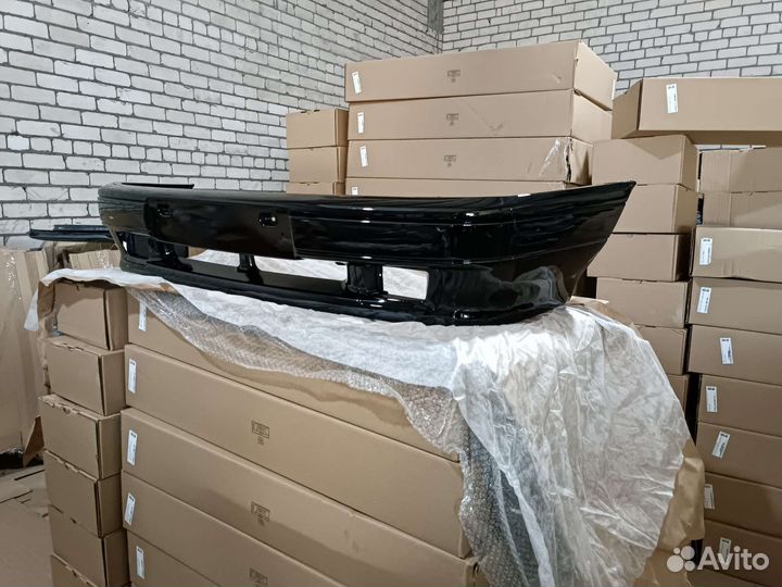 Бампер передний ваз 2114 2115 цвет Робин Гуд 391