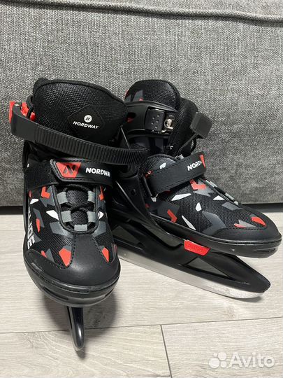 Коньки nordway детские раздвижные