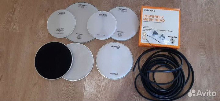 Сетки Roland, Drum-tec, конуса, резина на обод