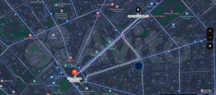 Офис в центре, 10 м², собственник, продажа и обмен