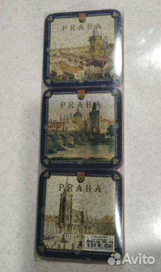 Подставки под чашки (Прага) 6 шт