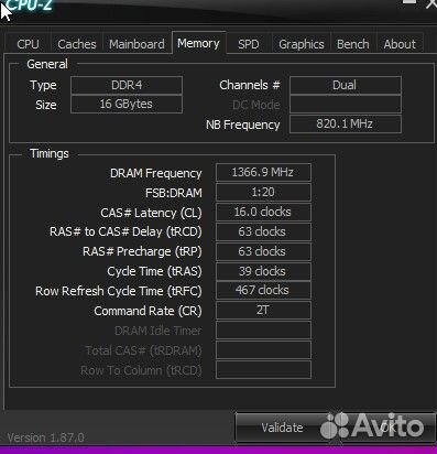 16гб Оперативная память 2 по 8 гб DDR4 2666 мгц
