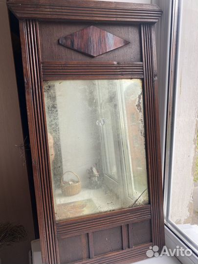Зеркало антикварное дуб