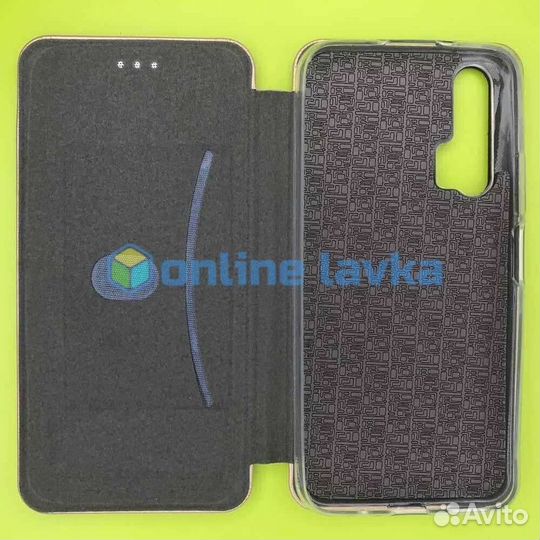 Чехол книжка для Honor 20 Pro золото