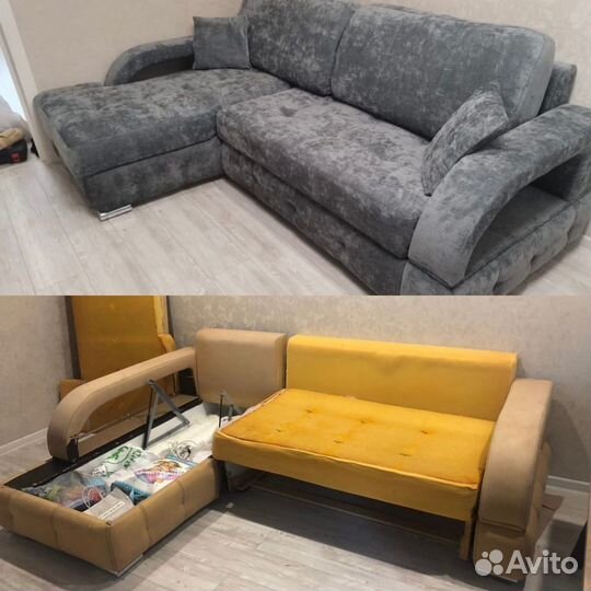 Перетяжка, ремонт мягкой мебели