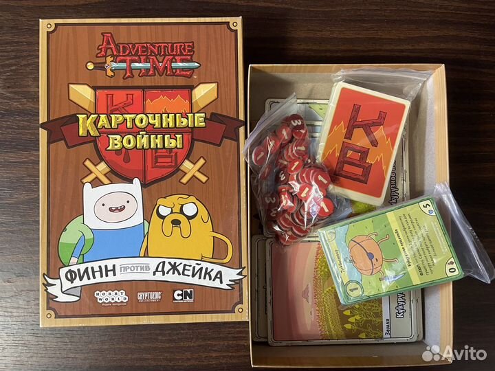 Настольная игра Карточные войны Финн и Джейк