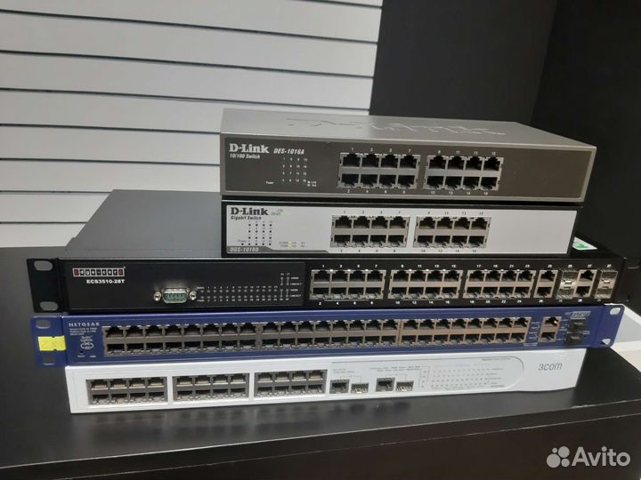 Коммутаторы 50, 28, 16, 8 портов