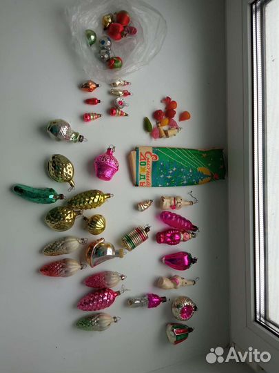 Елочные игрушки СССР