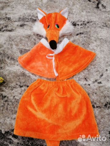 Карнавальный костюм для девочки лисичка