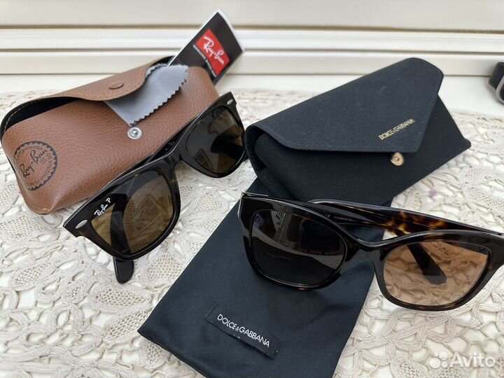 Очки Ray ban wayfarer, Dolce & Gabbana оригинал