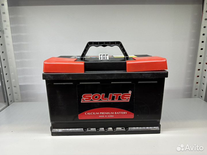Аккумулятор автомобильный 75 ач solite
