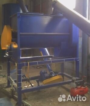 Одновальный смеситель кормов