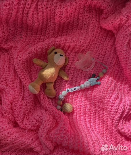 Плед ручная работа для новорожденного