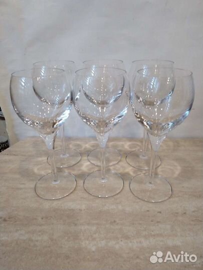 Хрустальные бокалы, фужеры для вина 