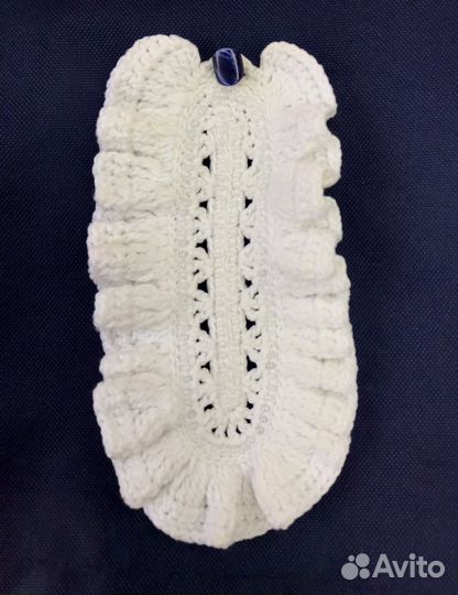 Галстук вязаный на школьную форму