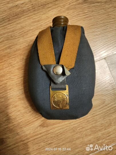 Фляга армейская с чехлом