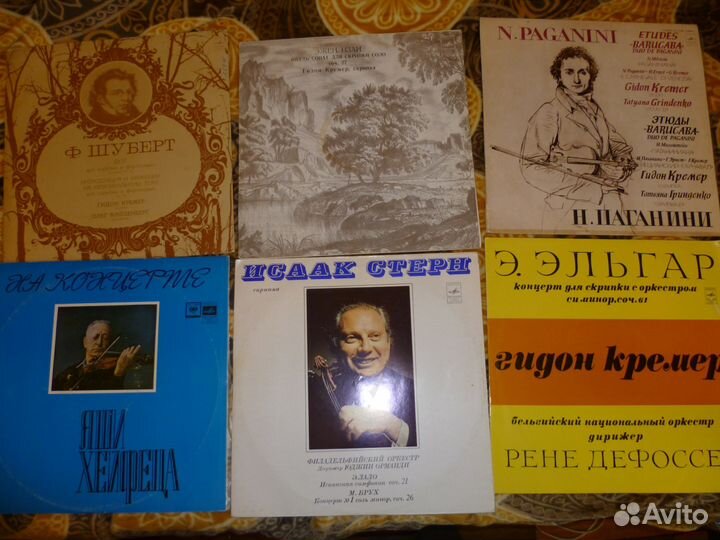 Виниловые пластинки классика Горовиц Хейфец Gould