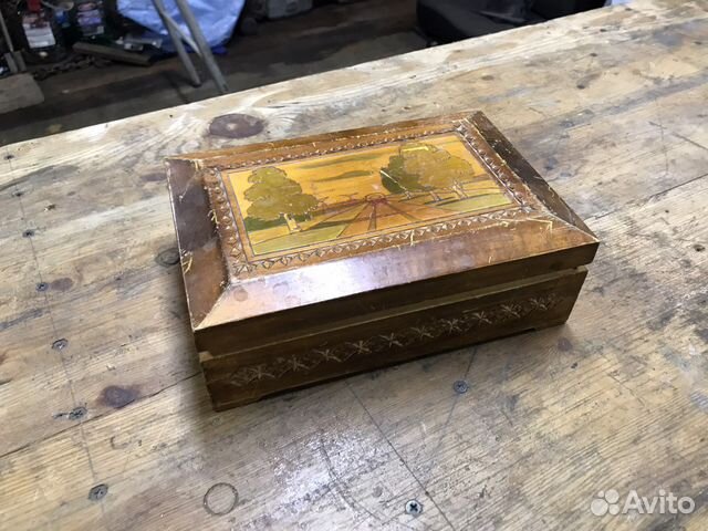 Шкатулка деревянная СССР