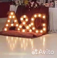 Светящиеся буквы A G