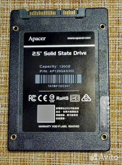 SSD 120 Гб Apacer AS340 panther