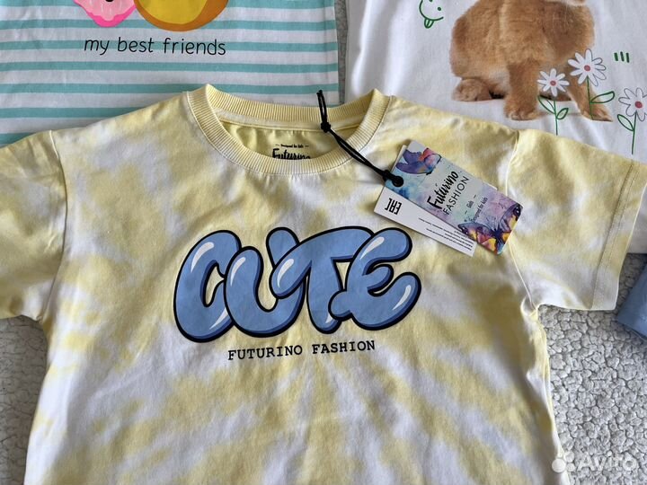 Вещи новые пакетом 110 на девочку