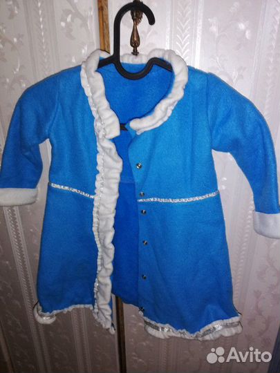 Костюм снегурочки от 6м до 2лет