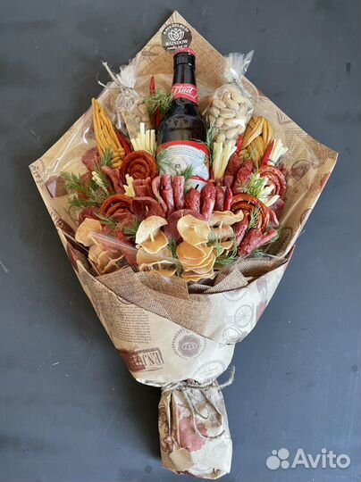 Мужские букеты съедобные