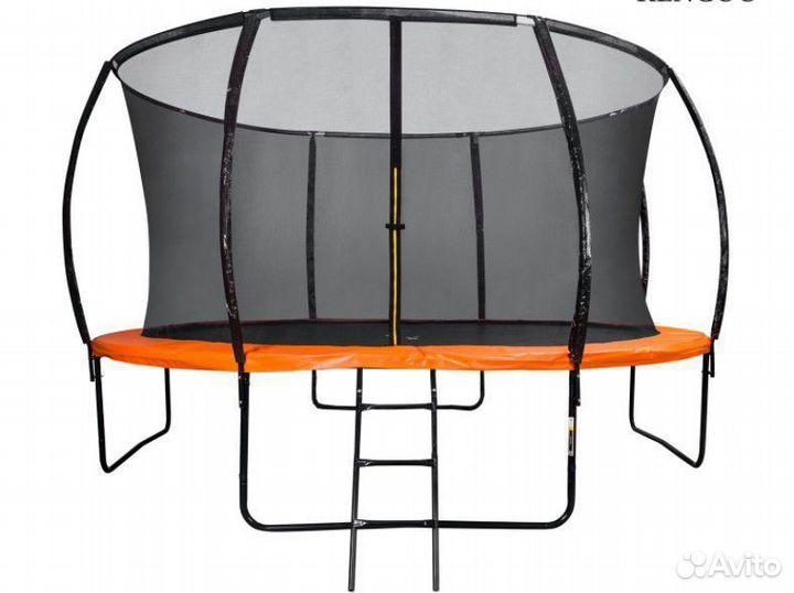 Батут DFC trampoline kengoo II С сеткой 14FT-BAS-B