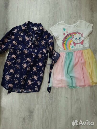 Вещи пакетом на девочку 98 104