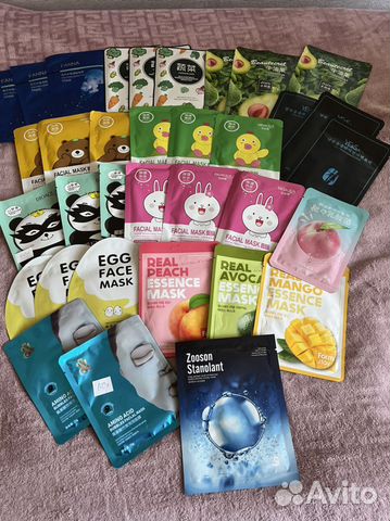 Корейские маски для лица