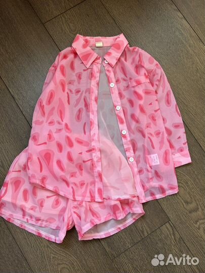 Костюм детский новый (Рубашка+шорты)