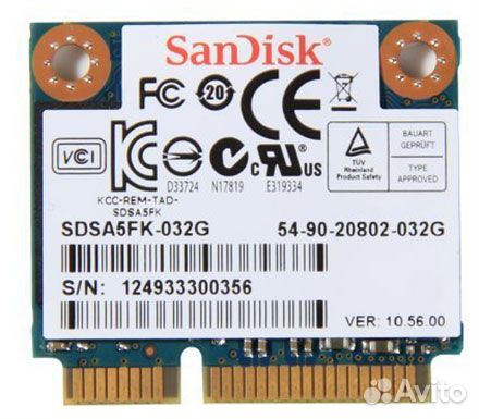 MSata SSD 32Gb