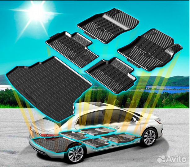 Коврики Toyota Corolla 2007-2013