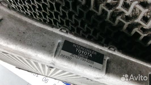 Радиатор интеркуллера toyota corolla verso 2 (6BR1