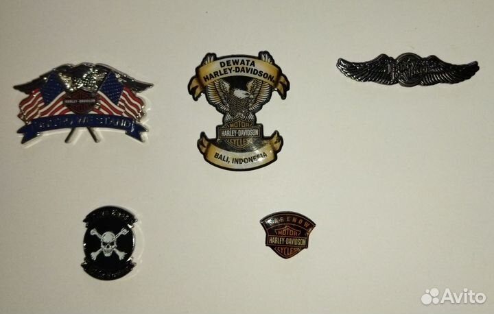 Байкерские значки