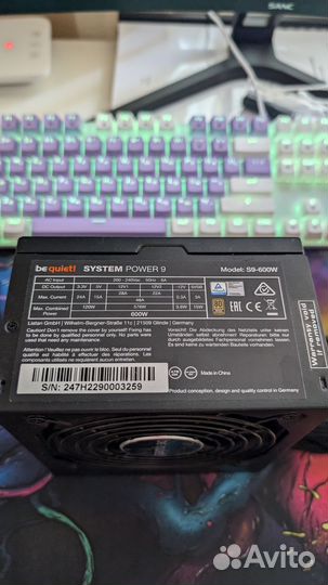 Блок питания be quiet 600w