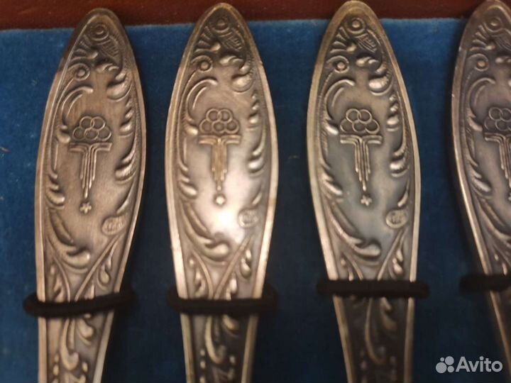 Набор посеребренный 6 персон