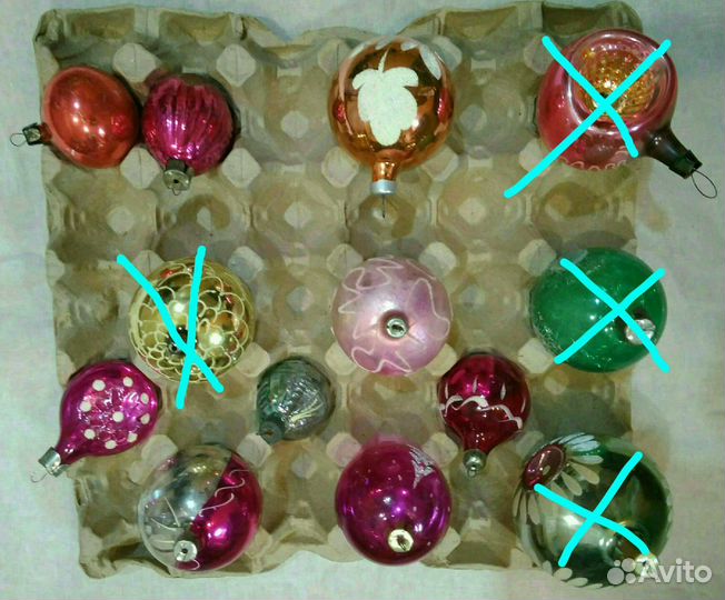 Ёлочные игрушки (Набор 10)