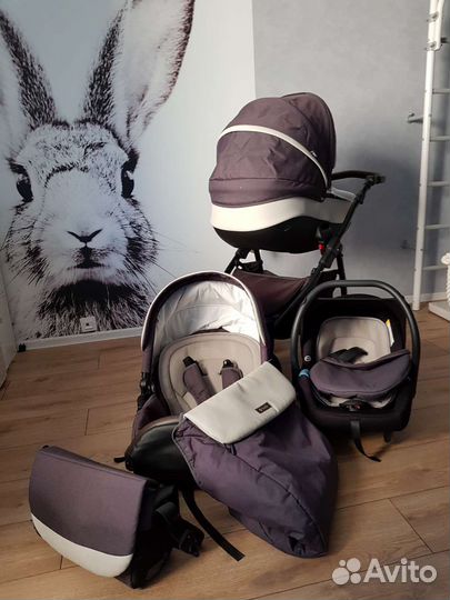 Коляска 3 в 1 tutis nanny