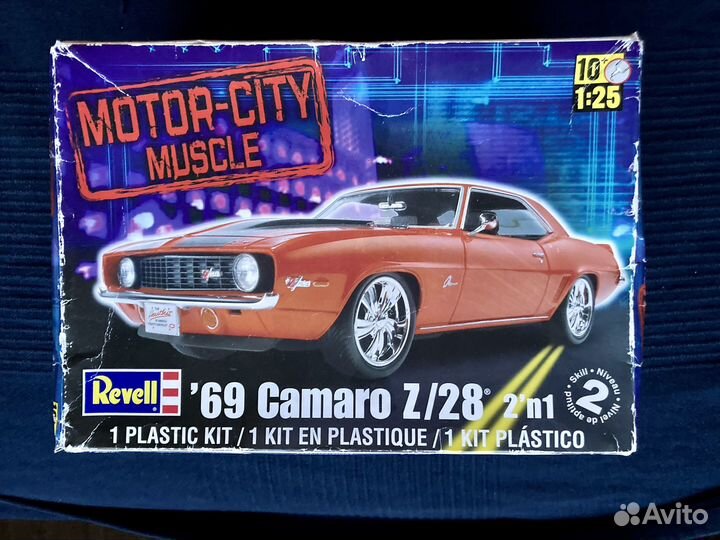 Сборная модель автомобиля chevrole camaro z28