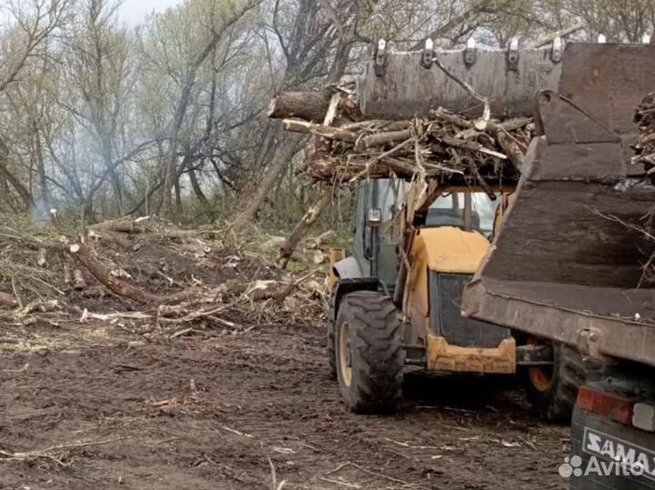 Расчистка участка, покос травы/бурьяна, спил дерев