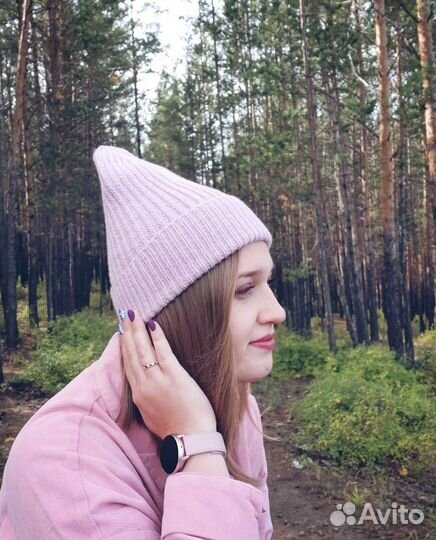 Шапка женская вязаная ручная работа