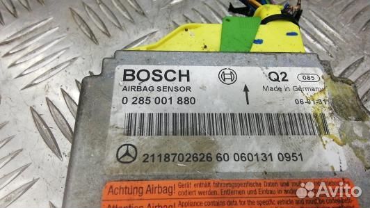 Блок управления airbag mercedes benz E-class W211