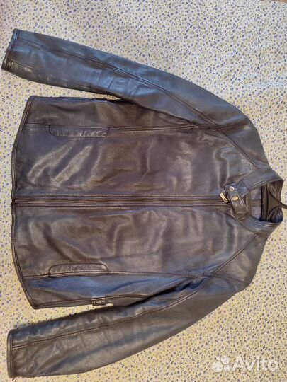 Кожаная куртка мужская