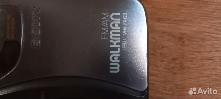 Кассетный плеер sony walkman wm f1x23