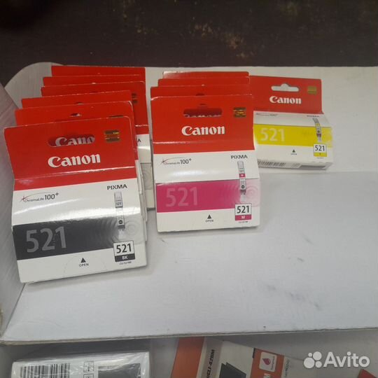 Оригинальные картриджи canon pixma