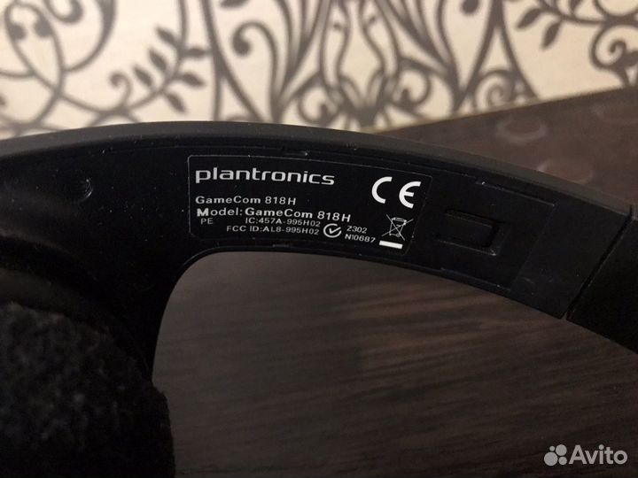 Plantronics best sale gamecom 818h