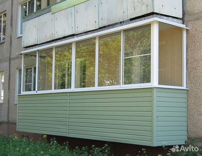 Остекление балкона и установка пластиковых окон