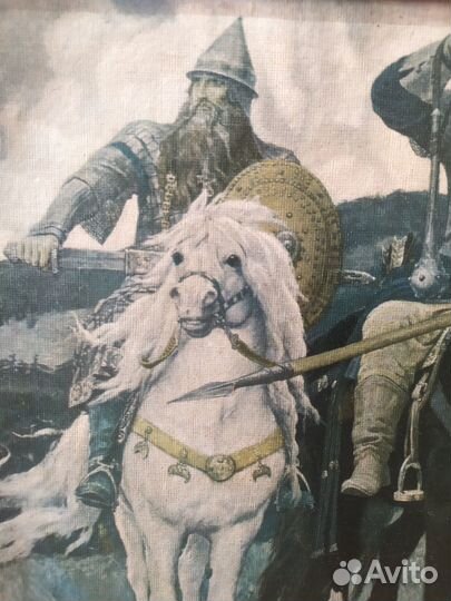 Картина репродукция Богатыри СССР