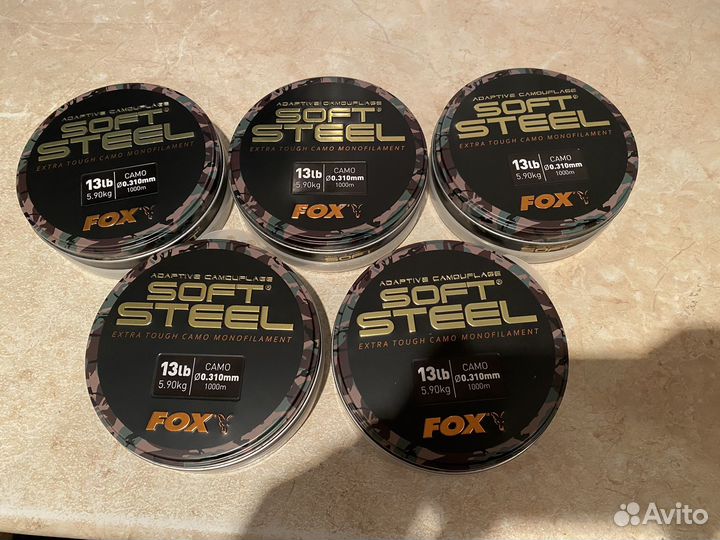 Леска FOX adaptive camouflage soft steel